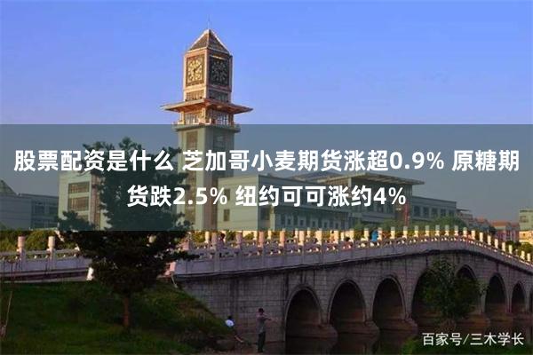 股票配资是什么 芝加哥小麦期货涨超0.9% 原糖期货跌2.5% 纽约可可涨约4%