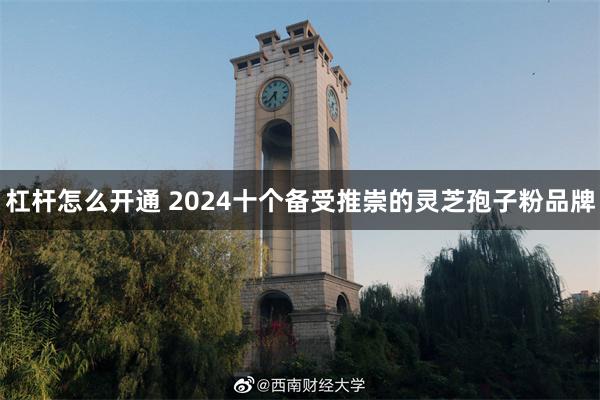 杠杆怎么开通 2024十个备受推崇的灵芝孢子粉品牌